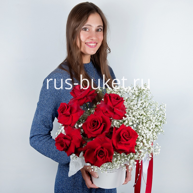 букет вывернутых роз