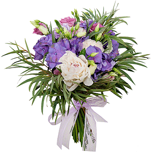 Bride's bouquet "Flower veil" with delivery Vologda