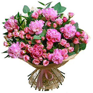 Bouquet of Peony with delivery Vologda