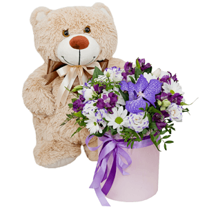 Air castle with teddy bear with delivery Vologda