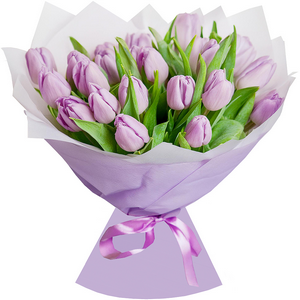 Lilac tulip - 21, Wrapping Paper, Ribbon