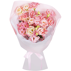 Pink Lisianthus (Eustoma) - 9, Wrapping Paper