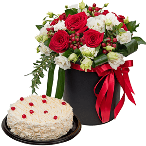 Lovestruck with cake with delivery Vologda
