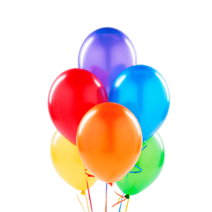 Helium balloons (5 ps) with delivery Vologda