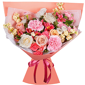 Bouquet in gentle colors with delivery Vologda