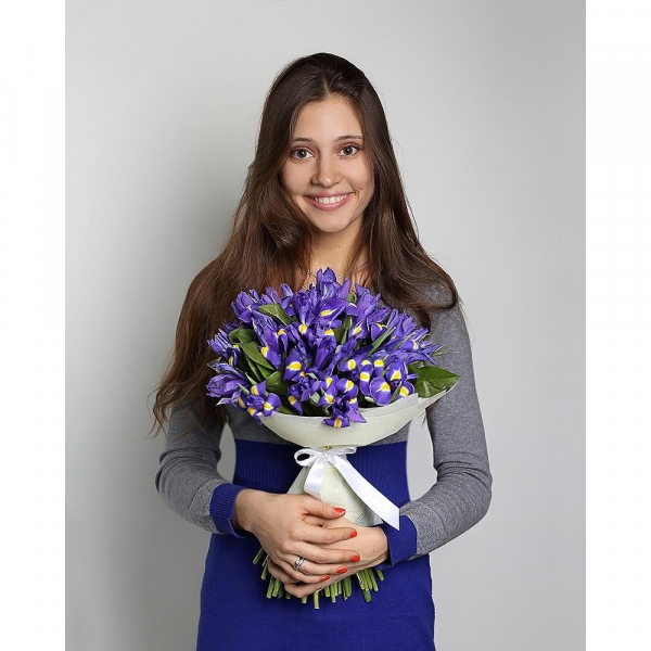 Irises - 35, Wrapping Paper, Ribbon